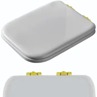 Kerasan Waldorf Комплект шарниров для крышки-унитаза, микролифт, цвет: Oro R108A16