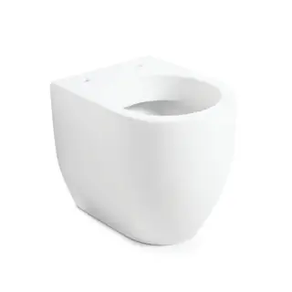 Kerasan Flo Унитаз приставной 53x37 см, безодобковый, без крышки и крепления, цвет: Bianco 310901
