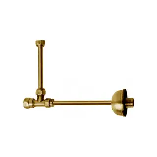 Kerasan Угловой кран для подвода воды к бачку унитаза, цвет: Oro 757291