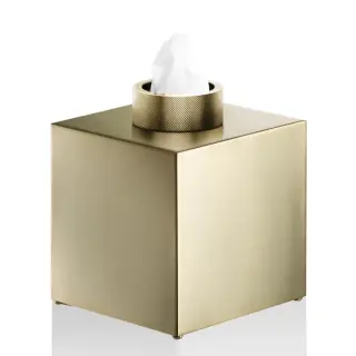 Decor Walther Cube Салфетница настольная, 15,6x13x13 см, цвет: золото 0858682