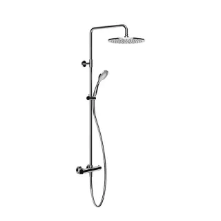 Gessi Emporio Shower Душевая стойка: термостат, верхний душ 30 см, лейка, шланг 150 см, цвет: chrome 35183#031