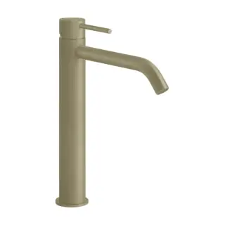 Gessi 316 Flessa Смеситель для раковины высокий без донного клап. однорыч., цвет: brushed brass PVD 54006#727