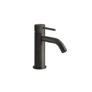 Gessi 316 Intreccio Смеситель для раковины без донного клап. однорыч., цвет: black metal brushed PVD 54102#707