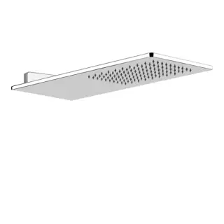 Gessi Rettangolo Верхний душ настенный 20x55 см 1 вид струи, цвет: steel brushed 33095#239