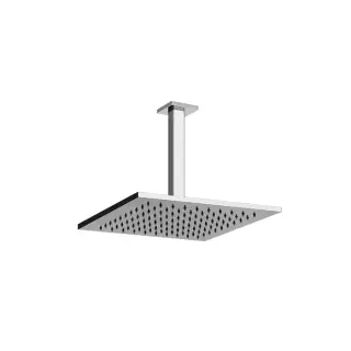Gessi Emporio Shower Верхний душ 30x30 см 1 вид струи, кронштейн потолочный 25,9 см, цвет: chrome 47366#031
