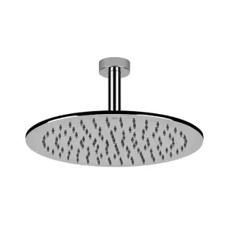 Gessi Emporio Shower Верхний душ 30 см 1 вид струи, кронштейн потолочный 25,9 см, цвет: chrome 47370#031