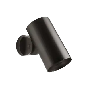 Gessi 316 Flessa Верхний душ настенный 7,9 см 1 вид струи распыление, цвет: black metal brushed PVD 57205#707