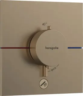 Hansgrohe ShowerSelect E Термостат для душа встраиваемый, внешняя часть, цвет: шлифованная бронза 15575140