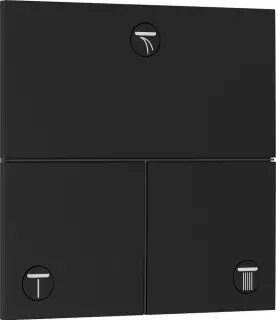 Hansgrohe ShowerSelect E Переключатель потоков воды на 3 источника, внеш. ч., цвет: матовый черный 15573670
