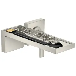 Axor MyEdition Смеситель для раковины встраиваемый внеш. часть, с дон. кл., цвет: нержавеющая сталь 47062800