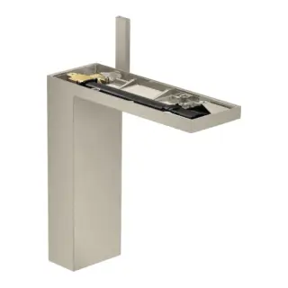 Axor MyEdition Смеситель для раковины высокий на 1 отверстие с дон. клап., цвет: шлифованный никель 47022820