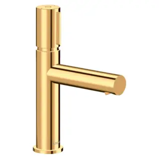 Axor Uno Смеситель для раковины на 1 отверстие с донным клапаном, цвет: полированное золото 45012990