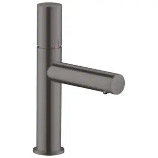 Axor Uno Смеситель для раковины на 1 отверстие с донным клапаном, цвет: шлифованный черный хром 45002340