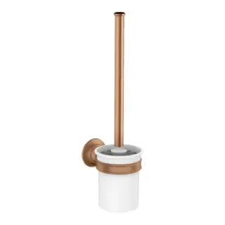 Axor Montreux Ершик для унитаза подвесной с керамической колбой, цвет: шлифованная бронза 42035140