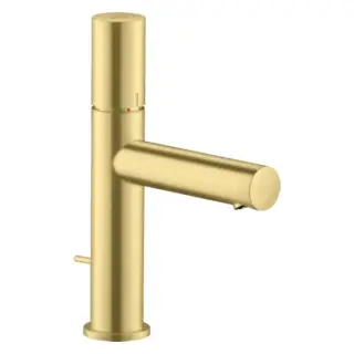 Axor Uno Смеситель для раковины на 1 отверстие с донным клапаном, цвет: шлифованная латунь 45001950