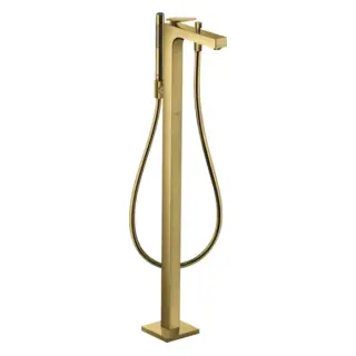 Axor Citterio Смеситель для ванны напольный, с рычаговой рукояткой, цвет: полированное золото 39471990