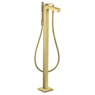 Axor Citterio Смеситель для ванны напольный, с рычаговой рукояткой, цвет: шлифованная латунь 39471950