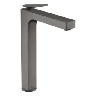 Axor Citterio Смеситель для раковины высокий на 1 отверстие с д/к, цвет: шлифованный черный хром 39151340