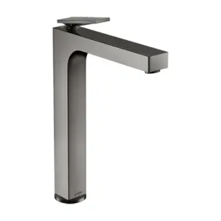 Axor Citterio Смеситель для раковины высокий на 1 отверстие с д/к, цвет: полированный черный хром 39151330