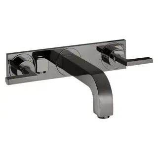 Axor Citterio Смеситель для раковины встраиваемый внешняя часть, с д/к, цвет: полир. черный хром 39148330