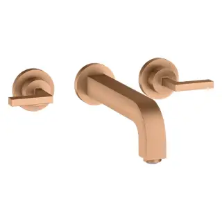 Axor Citterio Смеситель для раковины встраиваемый внешняя часть, с д/к, цвет: шлифованная бронза 39147140