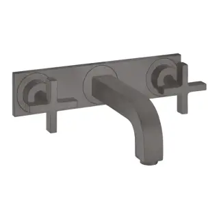 Axor Citterio Смеситель для раковины встраиваемый внешняя часть, с д/к, цвет: шлиф. черный хром 39144340