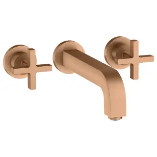 Axor Citterio Смеситель для раковины встраиваемый внешняя часть, с д/к, цвет: шлифованная бронза 39143140