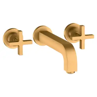 Axor Citterio Смеситель для раковины встраиваемый внешняя часть, с д/к, цвет: шлифованное золото 39143250