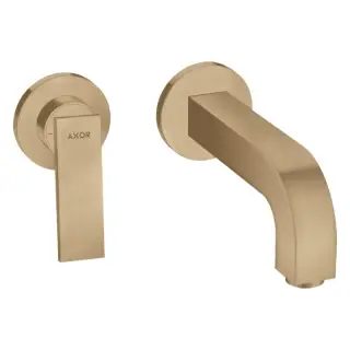 Axor Citterio Смеситель для раковины встраиваемый внешняя часть, с д/к, цвет: шлифованная бронза 39121140
