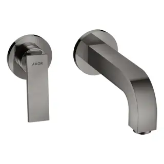 Axor Citterio Смеситель для раковины встраиваемый, внешняя часть, с д/к, цвет: полир. черный хром 39121330