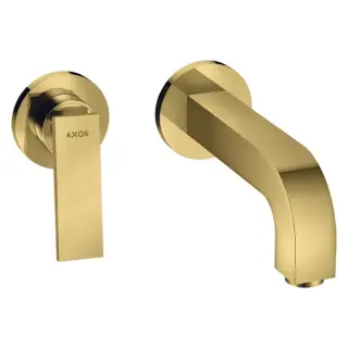 Axor Citterio Смеситель для раковины встраиваемый внешняя часть, с д/к, цвет: шлифованное золото 39121990