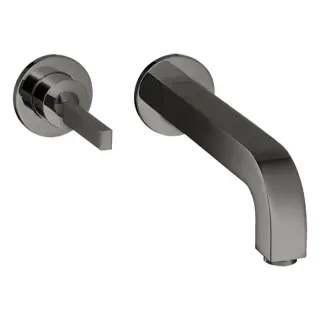 Axor Citterio Смеситель для раковины встраиваемый, внешняя часть, с д/к, цвет: полир. черный хром 39116330