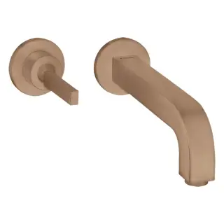 Axor Citterio Смеситель для раковины встраиваемый внешняя часть, с д/к, цвет: шлиф. красное золото 39113310