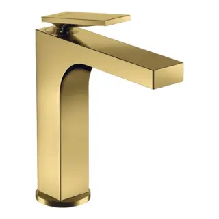 Axor Citterio Смеситель для раковины на 1 отверстие с донным клапаном, цвет: полированное золото 39024990