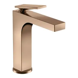 Axor Citterio Смеситель для раковины на 1 отверстие с дон. клап., цвет: полированное розовое золото 39023300