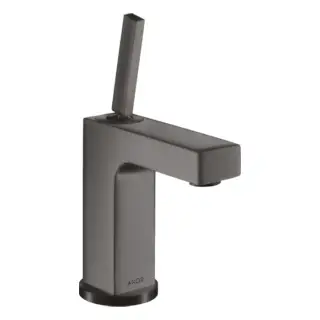 Axor Citterio Смеситель для раковины на 1 отверстие с донным клапаном, цвет: шлифованный черный хром 39018340