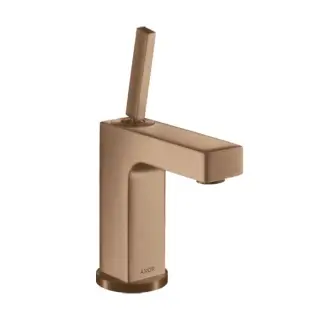 Axor Citterio Смеситель для раковины на 1 отверстие с донным клап., цвет: шлифованное розовое золото 39010310