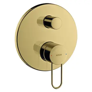 Axor Uno Смеситель для ванны встраиваемый на 2 потребителя, внешняя часть, цвет: полированная латунь 38428930