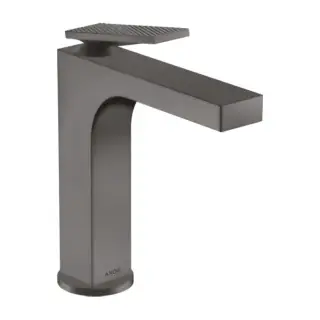 Axor Citterio Смеситель для раковины на 1 отверстие с донным клапаном, цвет: шлифованный черный хром 39071340