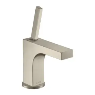 Axor Citterio Смеситель для раковины на 1 отверстие с донным клапаном, цвет: шлифованный никель 39035820