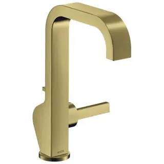 Axor Citterio Смеситель для раковины высокий на 1 отверстие с дон. клап., цвет: полированное золото 39034990