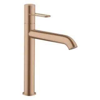Axor Uno Смеситель для раковины высокий на 1 отверстие с дон. кл., цвет: шлифованное розовое золото 38032310