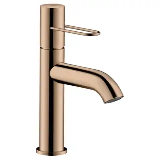 Axor Uno Смеситель для раковины на 1 отверстие с донным клапаном, цвет: полированное розовое золото 38026300