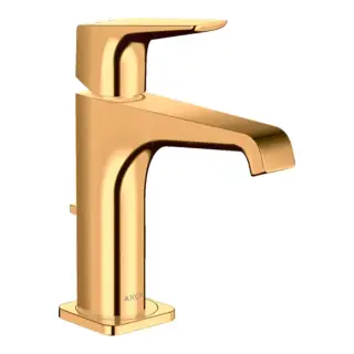 Axor Citterio E Смеситель для раковины на 1 отверстие с донным клапаном, цвет: полированное золото 36110990