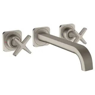 Axor Citterio E Смеситель для раковины встраиваемый внешняя часть, с д/к, цвет: нержавеющая сталь 36107800