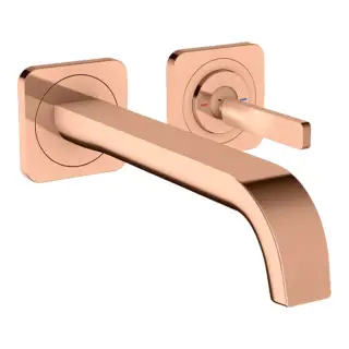 Axor Citterio E Смеситель для раковины встраиваемый внешн. часть, с д/к, цвет: полир. красное золото 36106300