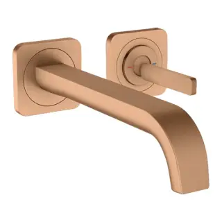 Axor Citterio E Смеситель для раковины встраиваемый внешняя часть, с д/к, цвет: шлифованная бронза 36106140