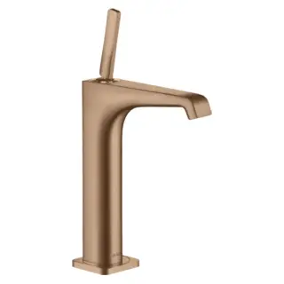 Axor Citterio E Смеситель для раковины высокий на 1 отверстие с д/к, цвет: полирован. розовое золото 36103310