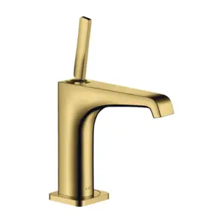 Axor Citterio E Смеситель для раковины на 1 отверстие с донным клапаном, цвет: полированное золото 36101990