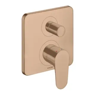 Axor Citterio M Смеситель для ванны встраиваемый на 2 потребителя, цвет: шлифованное розовое золото 34427310